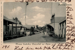 Kolonien Samoa Neues Deutsches Konsulat In Apia I-II (kl. Eckbug) Colonies - Geschichte