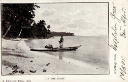 Kolonien Samoa On The Coast Stempel Apia 14.08.1905 I-II Colonies - Geschichte