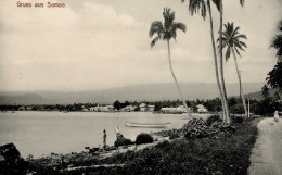 Kolonien Samoa Strand Von Samoa II (Klebereste RS) Colonies - Storia