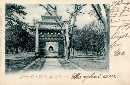 China Yung Lo`s Tomb Ming Tombs Einzelfrankatur Imperial Post Shanghai 1912 I- - Historia