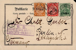 Kolonien , Tientsin (China) Gelbe Rote One Cent Frankatur Sonderstempel S.B. Ostas Besatz Brigade Sanitäts-Halbkomp. 190 - Historia