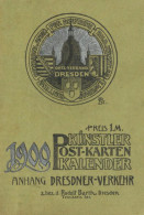 AK-Geschichte Künstler Postkarten Kalender Dresden 1900 II - History