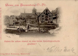 AK-Geschichte Braunsberg O.P. Mini-AK 8,8 X 6,3 Cm 1899 I- - Geschiedenis