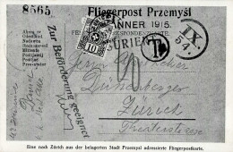 Zürich Briefmarken-Ausstellung 1915 Ganzsache Schweiz Mit So-Stempel I-II Expo - Historia