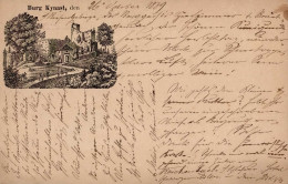 Vorläufer 1879 Privat-Ganzsache Burg Kynast Ra-O Hermsdorf Regierungs-Bezirk Liegnitz (Schlesien) Hs. Datiert 26. Oktobe - Autres & Non Classés