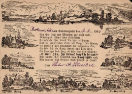 Vorläufer 1884 Starnberger See 19.8.1884 Von Leoni Nach Dessau II (leider Mit Eckfehler) - Sonstige & Ohne Zuordnung