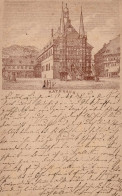 Vorläufer Wernigerode Rathaus 1882 Nach Danzig II- (leicht Beschnitten) - Autres & Non Classés