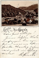 Vorläufer Bad Grund (3362) 1892 I-II (Ecken Abgestossen, Stauchungen) - Other & Unclassified