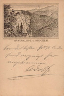 Vorläufer Rabenklippe Und Brocken 1887 I-II (Einriß, Ecke Abgestossen) - Other & Unclassified