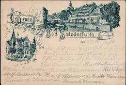 Vorläufer Bad Salzdetfurth (3202) 1891 I-II (Ecken Abgestossen) - Andere & Zonder Classificatie