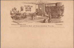 Vorläufer Wien 1892 Internationale Musik- Und Theater-Ausstellug Ganzsache Österreich I-II - Altri & Non Classificati