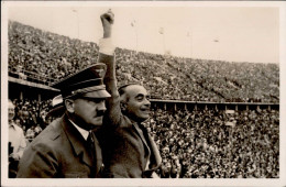 BERLIN OLYMPIA 1936 WK II - PH O 40 Auf Der Ehrentribühne Des Reichssportfeldes HITLER I - Juegos Olímpicos