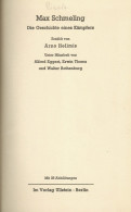 Buch Max Schmeling Die Geschichte Eines Kämpfers Erzählt Von Arno Hellmis 1937, Verlag Ullstein Berlin, 128 S. I-II - Andere & Zonder Classificatie