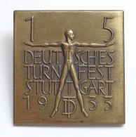 Sport Stuttgart Anstecker Deutsches Turnfest 1935 - Andere & Zonder Classificatie