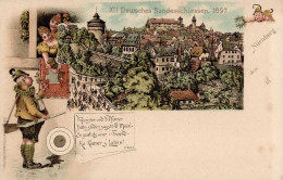 NÜRNBERG - XII. DEUTSCHES BUNDESSCHIESSEN 1897  I - Tir (Armes)