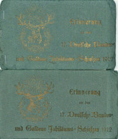 Schützen Leporello Mit 2x 21 Fotos (9x14cm)vpm 17. Deutschen Bundes- Und Goldene Jubiläums-Schießen In Frankfurt A. M. 1 - Waffenschiessen