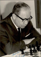 Schach Szabo, Laszlo Ungarischer Schach-Großmeister Mit Original-Unterschrift 30.4.1968 Auf Foto Ca. 10x15cm - Ajedrez