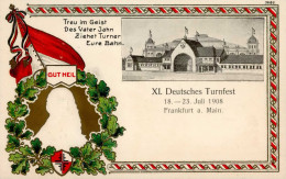 FRANKFURT/Main - XI.DEUTSCHES TURNFEST 1908 Prägelitho I - Otros & Sin Clasificación