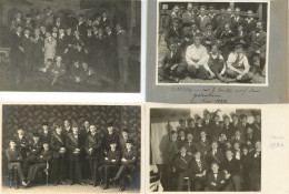 Studentika 16 Fotos Bzw. Fotokarten Burschenschaften, Etc. Vor 1945 - Otros & Sin Clasificación