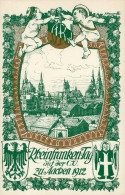 Studentika AACHEN - RHEINFRANKEN-TAG 1912 Künstlerkarte Sign. A.Arnegger I - Sonstige & Ohne Zuordnung