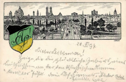 Studentika München (8000) Apollo Sei's Panier 1897 I-II (Randmangel) - Other & Unclassified