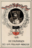 Studentika Münster Einjähriges Des Gym. Paulinum 1916 I- - Altri & Non Classificati