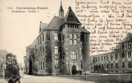Berlin Charlottenburg-Westend (1000) Krankenhaus 1916 I-II (Ecke Gestaucht) - Ploetzensee