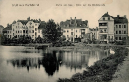 Berlin Karlshorst (1000) Partie Am See Blick Auf Die Rödelstraße I-II - Plötzensee