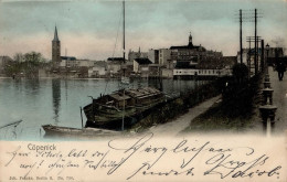 Berlin Köpenick (1000) Schiff Kirche 1903 I-II (Randmangel, VS/RS Fleckig) Bateaux Bateaux - Ploetzensee