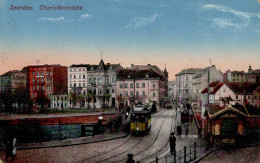 Berlin Spandau (1000) Straßenbahn 1915 II (Ecken Abgestoßen) - Plötzensee