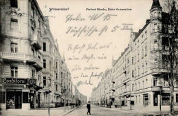 Berlin Wilmersdorf (1000) Pariser Strasse Ecke Kaiserallee Cafe 1909 I-II (Ecke Gestaucht) - Ploetzensee