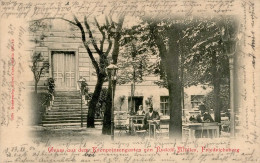 Berlin Friedrichsberg (1000) Gasthaus Zum Kronprinzengarten 1900 I- - Plötzensee