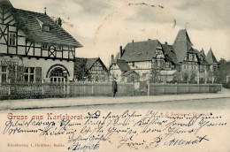 Berlin Karlshorst (1000) Gasthaus Fürstenhof 1900 I- (Marke Entfernt) - Ploetzensee