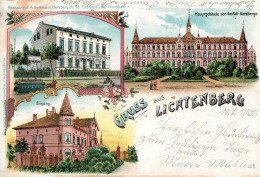 Berlin Lichtenberg (1000) Gasthaus Hoffmann Herzbergstrasse 78 Pferdebahn 1900 I-II - Plötzensee