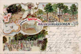 Berlin Tegel (1000) Gasthaus Haideschlösschen 1901 II (Stauchung) - Ploetzensee