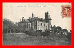 Saint Laurent Sur Gorre , Chateau D'essenac  ( Scan Recto Et Verso ) - Saint Laurent Sur Gorre