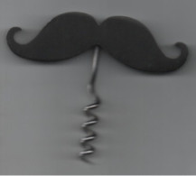 Tire Bouchon   Forme Moustache  En Aluminium  10 Cm  X 12  Mm épaisseur - Flessenopener