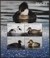 ST VINCENT - OISEAUX - CANARDS - N° 6017 A 6020 ET BF 750 - NEUF** MNH - Canards