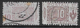 Italia Italy 1914 Regno Pacchi Postali Nodo Savoia L10 Due Sezioni Sa N.PP16 US - Pacchi Postali