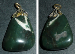 Rare Ancien Pendentif En Pierre Polie Jade ? - Pendants