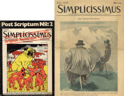 Simplicissimus Ca. 100 Satirische Wochenzeitschriften Von 1955-1958, Hrsg. Olaf Iversen, 1 Ausgabe Vom 17.03.1940 Und Po - 5 - 99 Karten