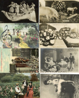 Fotomontage Schönes Lot Mit Ca. 120 Ansichtskarten Vor 1945 I-II Photo Montage - 100 - 499 Postcards