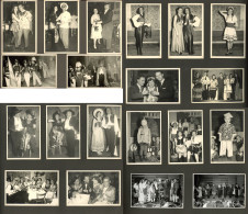 Karneval Fasnacht Fasching Konvolut Mit Hunderten Privat-Foto-AK Aus Den 1960er Jahren In 3 Großen Fotoalben - 100 - 499 Postcards