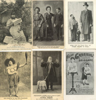 Zirkus Freak Shows Abnormitäten Lot Mit 80 Ansichtskarten Riesen, Kleinwüchsige, Übergewichtige, Siamesische Zwillinge U - 100 - 499 Postcards