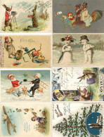 Glückwunsch Partie Von Circa 600 Ansichtskarten I-II - 500 Postcards Min.