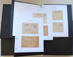 Feldpost WK I Ausstellungs-Sammlung In 5 Ringbindern Sauber Aufgezogen Auf Blättern Nach Diversen Kriterien Sortiert Wie - 100 - 499 Postkaarten