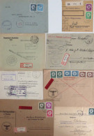 WK II Ca. 50 Briefe Von Diversen Ämtern U. Behörden, Etliche Mit Entsprechenden Dienstmarken Freigemacht BESICHTIGEN! - 100 - 499 Postales