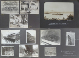 Schiff Kreuzer Karlsruhe Reichsmarine Weltreise 1931-32 Foto-Album Eines Besatzungsangehörigen Mit Ca. 450 Fotos Von Den - 100 - 499 Postales