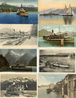 Binnenschifffahrt 57 Ansichtskarten Meist Schweiz I-II - 100 - 499 Postcards