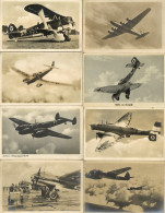 Flugzeug WK II Partie Von Circa 40 Ansichtskarten II Teils Etwas Fleckig Aviation - 100 - 499 Postcards